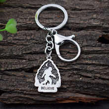 Load image into Gallery viewer, Bigfoot Believe Keychain
