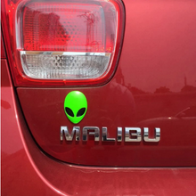 Load image into Gallery viewer, Green Alien Vehcile Decal / Emblem
